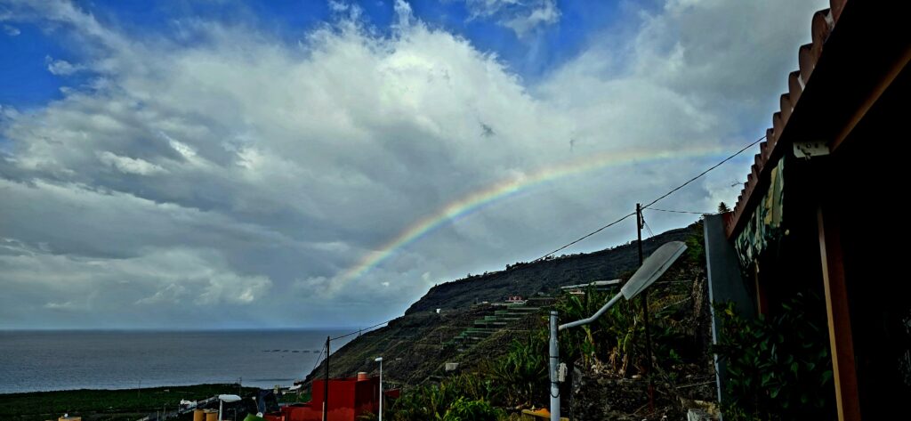 Regenbogen über Tazacorte