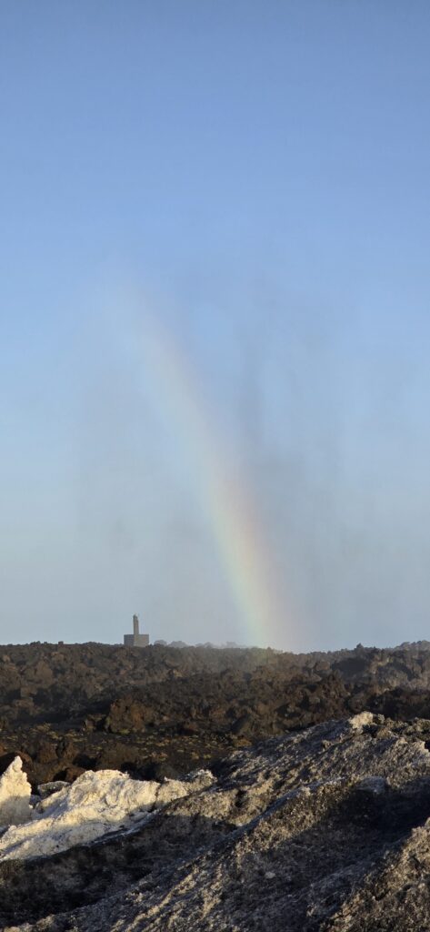 Regenbogen durch den Geysir